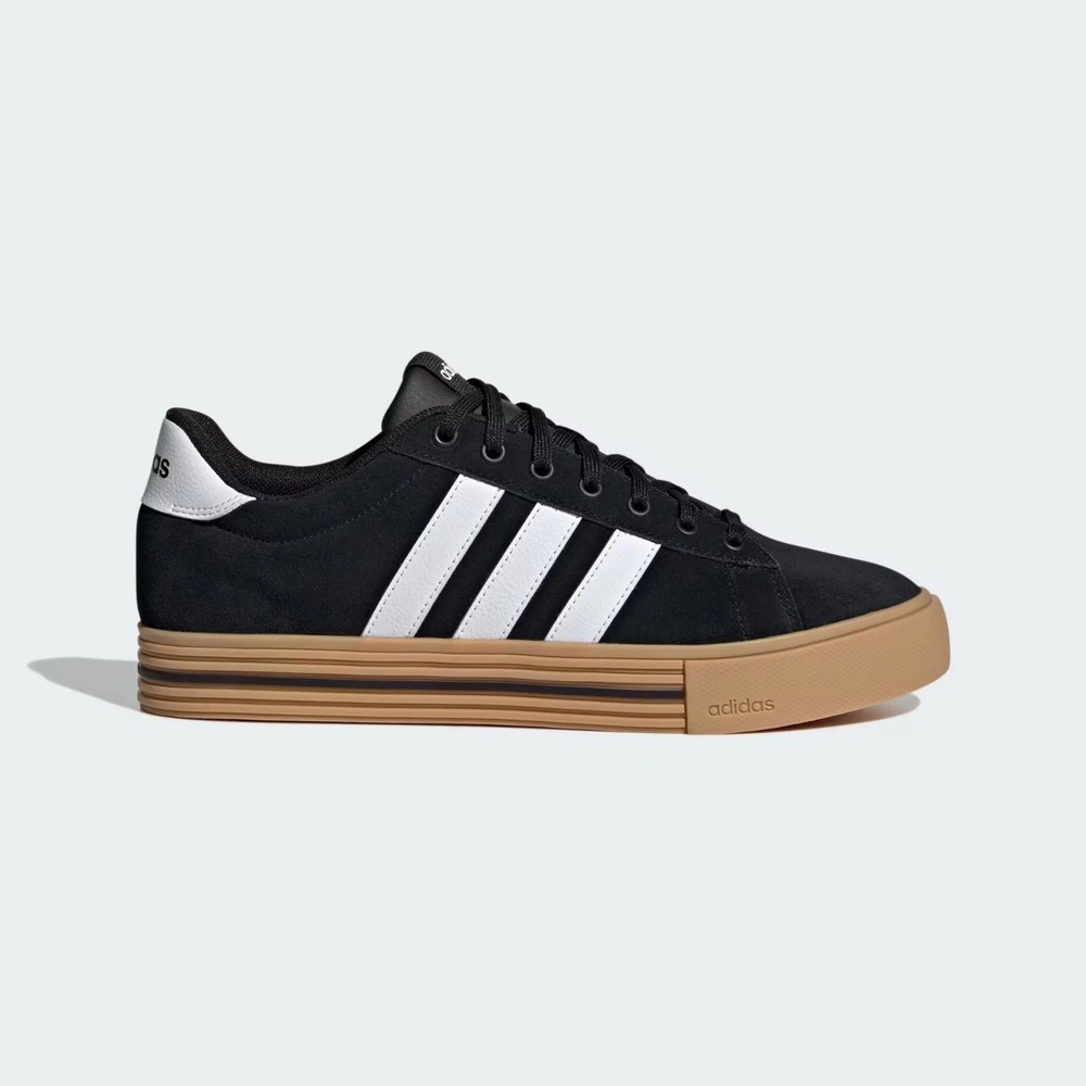 New in Box Men's Size 10 Adidas Daily 4.0 Black/White/Gum Athletic Shoes, IF4492